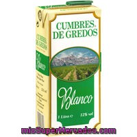 Vino Blanco Cumbre De Gredos Brik De 1 Litro