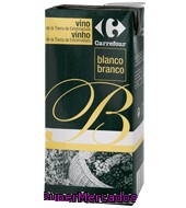 Vino Blanco De Mesa Brik Carrefour 1 L.