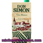 Vino Blanco Don Simon Brik De 1 Litro