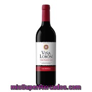 Vino D.o. Valdepeñas Tinto Tempranillo Viña Lobón 75 Cl.