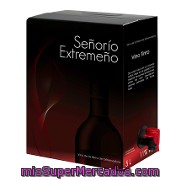 Vino De La Tierra De Extremadura Tinto Señorío Extremeño Dispensador Con Grifo 5 L.