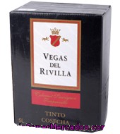 Vino De Mesa Tinto Vegas Del Rivilla 5 L.