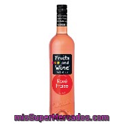 Vino Rosado De Fresa Fruits & Wine 75 Cl.