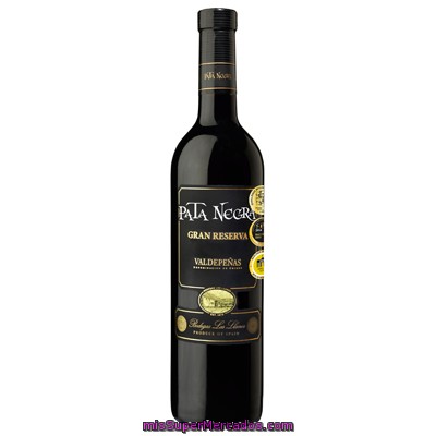 Vino Tinto Gran Reserva Valdepeñas Pata Negra, Botella 75 Cl