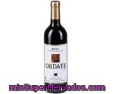 Vino Tinto Rioja Joven Ordate Botella 75 Centilitros