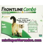 Virbac Frontline Combo Pipetas Antiparasitarias Para Gatos Caja 3 Unidades