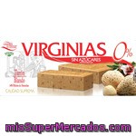 Virginias 0% Turrón Blando Sin Azúcares Añadidos Calidad Suprema Tableta 185 G