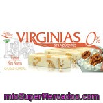 Virginias 0% Turrón De Nata Y Nueces Sin Azúcares Añadidos Calidad Suprema Tableta 185 G