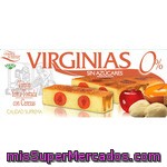 Virginias 0% Turrón De Yema Tostada Con Cerezas Sin Azúcares Añadidos Calidad Suprema Tableta 200 G