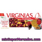 Virginias 0% Turrón Fondue De Chocolate Con Frutas Sin Azúcares Añadidos Calidad Suprema Tableta 220 G