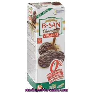 Virginias B-san Galleta Chocolate Sin Azúcar Paquete 120 Grs