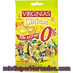 Virginias Cítrico 0% Caramelos Sabor Naranja Y Limón Sin Azúcar Bolsa 100 G