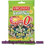 Virginias Fruitsin 0% Caramelos Sabor Frutas Sin Azúcar Bolsa 90 G