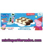 Virginias Pepa Pig Turrón De Chocolate Relleno De Crema De Leche Calidad Suprema Tableta 150 G