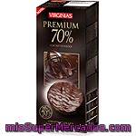 Virginias Premium 70% Cacao Intenso Con Corazón De Galleta Paquete 120 G