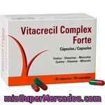 Vitacrecil Complex Forte Cistina, Vitaminas Y Minerales Para La Nutrición De Cabellos Y Uñas Caja 90 Cápsulas