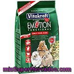 Vitakraft Emotion Kids Alimento Premium Para Conejos Enanos Junior Paquete 600 G