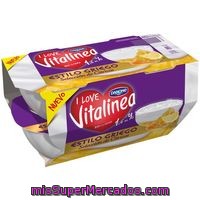 Vitalínea Griego Selección De Cítricos Danone, Pack 4x125 G