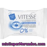 Vitesse Toallitas Desmaquilladoras Dermo-sensitive Pocket Size Cara Y Ojos Piel Muy Sensible Bolsa 10 Unidades