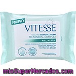 Vitesse Toallitas Desmaquilladoras Piel Mixta 20u