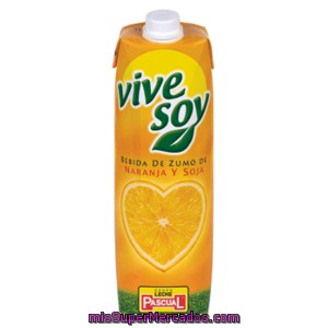 Vivesoy Pascual Bebida De Soja Naranja Brik 1 Lt