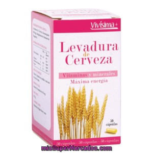 Vivisima+ Levadura Cerveza Envase 50 Capsulas