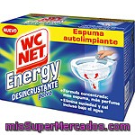 Wc Net Energy Desinfectante Wc En Polvo Espuma Autolimpiante Caja 4 Unidades