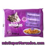 Whiskas Comida Gato Simplemente Bueno Pescado Plancha 4x85g