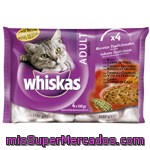 Whiskas Gato Receta Tradicion.4x100g