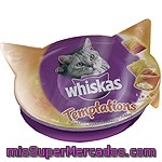 Whiskas Templations Snack Para Gato Con Pollo Y Queso Envase 60 G