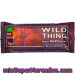 Wild Thing Paleo Orgánica Barrita De Bayas Y Semillas Crudas Ecológica Apta Para Veganos Envase 30 G