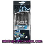 Wilkinson Extra 3 Activ Maquinilla De Afeitar Desechable Bolsa 4 Unidades