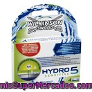 Wilkinson Hydro 5 Sensitive Maquinilla De Afeitar Recambio Blíster 4 Uds