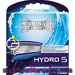 Wilkinson Recambio Maquinilla De Afeitar Hydro 5 Estuche 8 Unidades