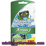 Wilkinson Xtreme 3 Maquinilla De Afeitar Desechable Sensitive Bolsa 3 Unidades + 1 Gratis