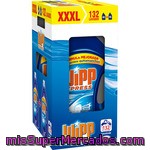 Wipp Express Detergente Máquina Líquido Gel Azul Quitamanchas Activo Pack 2 Botella 66 Dosis Caja 132 Lavados