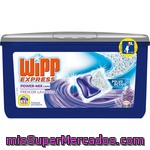 Wipp Express Power-mix Caps Detergente Máquina Líqudo Gel Quitamanchas Polvo Activo Frescor Lavanda Envase 33 Dosis