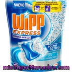Wipp Power-mix Caps Detergente Máquina Gel Quitamanchas Polvo Activo Envase 44 Cápsulas