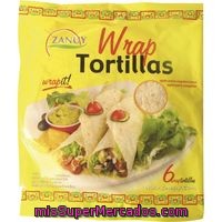 Wrap Tortilla Zanuy, 6 Unid., Paquete 375 G