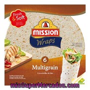 Wraps De Harina De Trigo Multicereales Mission 6 Ud.