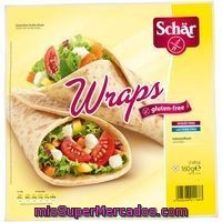 Wraps Sin Gluten Schär 160 Gramos