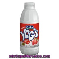 Yog's De Fresa Para Beber Kaiku, Botella 750 Ml