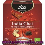 Yogi India Chai Té Negro, Canela Y Jengibre Ecológico 12 Bolsitas Estuche 24 G