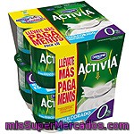 Yogur 0% Natural Edulcorado Danone - Activia 8x125 G.