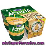Yogur Bifidus Fibra Con Cereales Activia De Danone Pack 4 Unidades De 125 Gramos