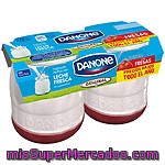 Yogur Con Fresas Enriquecido Danone - Original Pack De 2x140 G.
