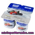 Yogur Con Frutas Del Bosque Eroski, Pack 4x125 G