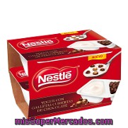 Yogur Con Galletas Cubiertas De Chocolate Nestlé 2x115 G.