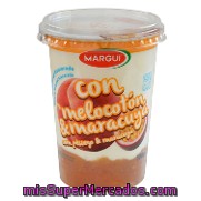 Yogur Con Melocotón Y Maracuya Margui 500 G.
