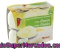 Yogur Cremoso Azucarado Con Limón Y Nata Auchan Pack De 4 Unidades De 125 Gramos